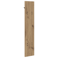 Produktbild för Väggmonterad Klädhängare Artisan Ek 20 x 1,5 x 100 cm