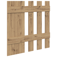 Produktbild för Väggmonterad Klädhängare Artisan Ek 100 x 10 x 100 cm