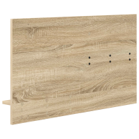 Produktbild för Väggmonterad Klädhängare med hylla Sonoma-ek 90 x 10 x 50 cm