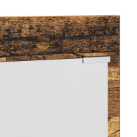 Produktbild för Väggmonterad Klädhängare med hylla Gammalt trä 90 x 10 x 50 cm