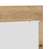 Produktbild för Väggmonterad Klädhängare med hylla Artisan Ek 70 x 10 x 90 cm
