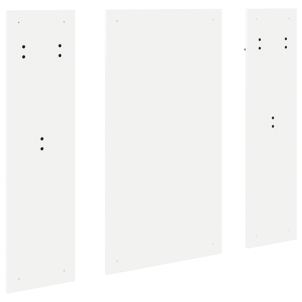Produktbild för Väggmonterad Klädhängare Vit 96 x 1,5 x 90 cm Konstruerat trä