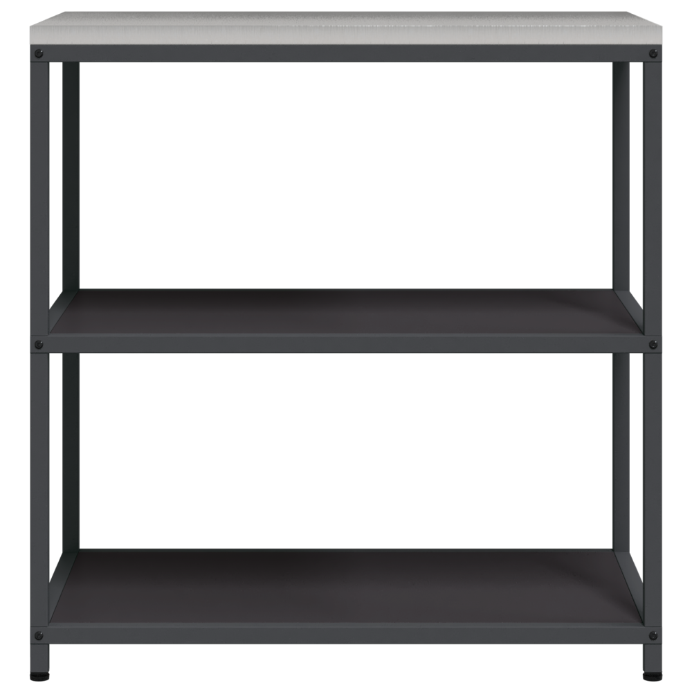 Produktbild för Köksförvaring HATTEM Svart 90 x 50 x 92 cm Stål