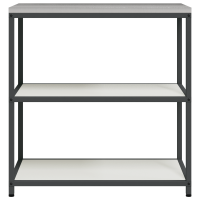 Produktbild för Köksförvaring HATTEM Vit 90 x 50 x 92 cm Stål
