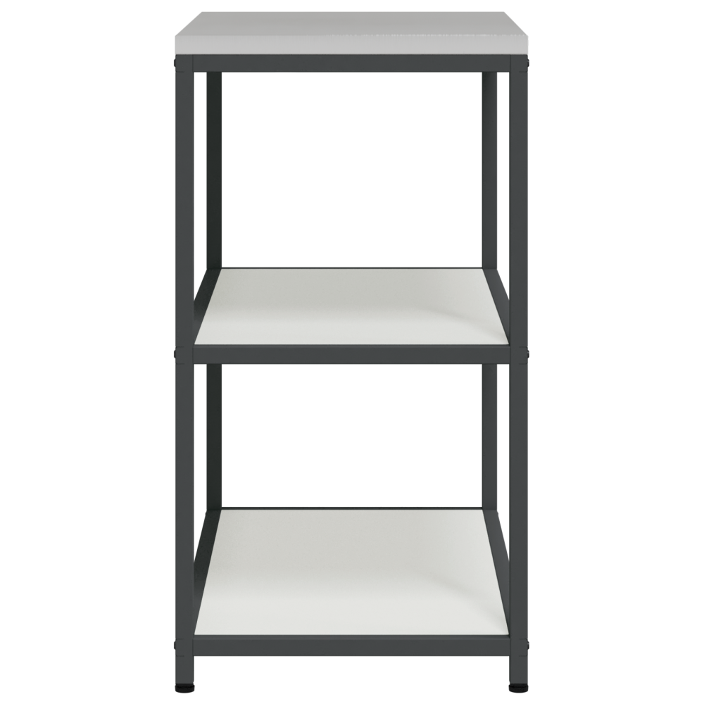 Produktbild för Köksförvaring HATTEM Vit 90 x 50 x 92 cm Stål