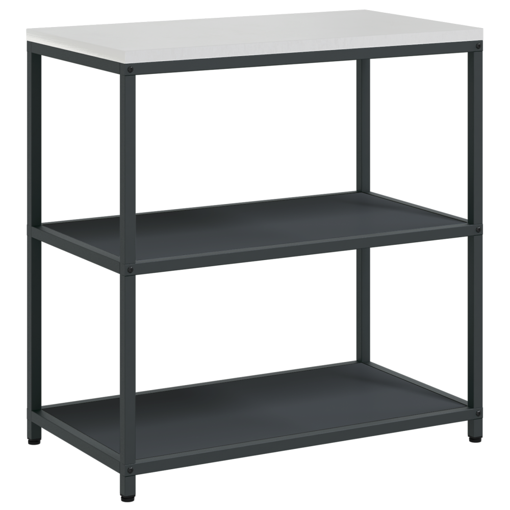 Produktbild för Köksförvaring HATTEM Antracit 90 x 50 x 92 cm Stål