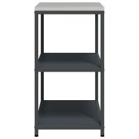 Produktbild för Köksförvaring HATTEM Antracit 90 x 50 x 92 cm Stål