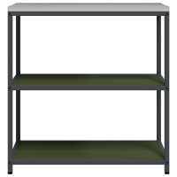 Produktbild för Köksförvaring HATTEM Olivgrön 90 x 50 x 92 cm Stål