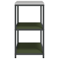 Produktbild för Köksförvaring HATTEM Olivgrön 90 x 50 x 92 cm Stål