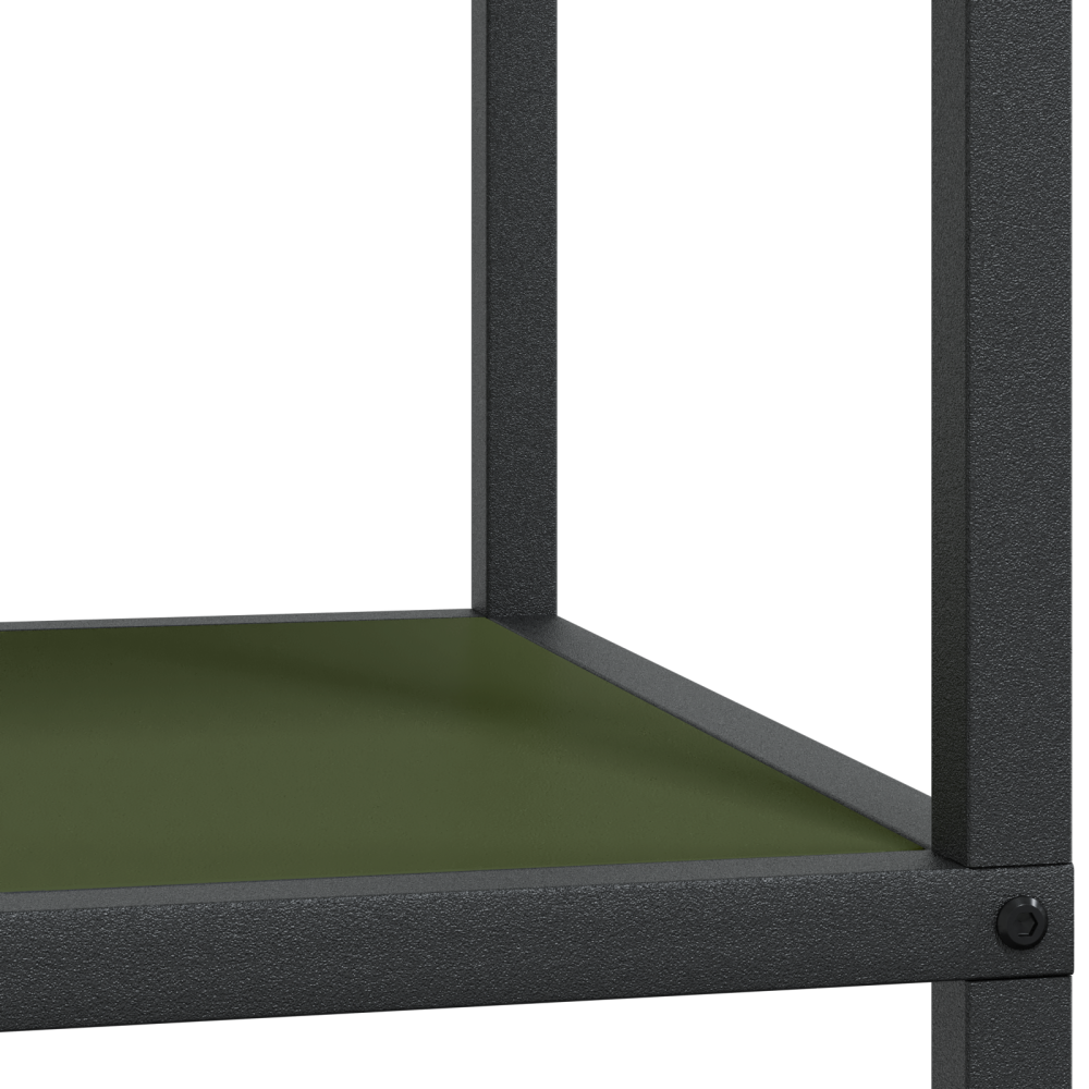 Produktbild för Köksförvaring HATTEM Olivgrön 90 x 50 x 92 cm Stål