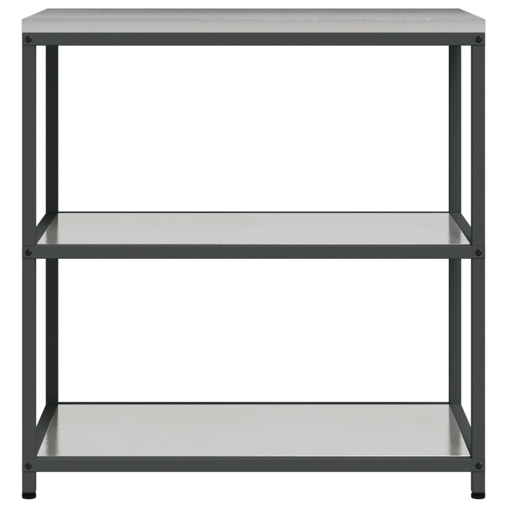 Produktbild för Köksförvaring HATTEM Silver 90 x 50 x 92 cm Stål