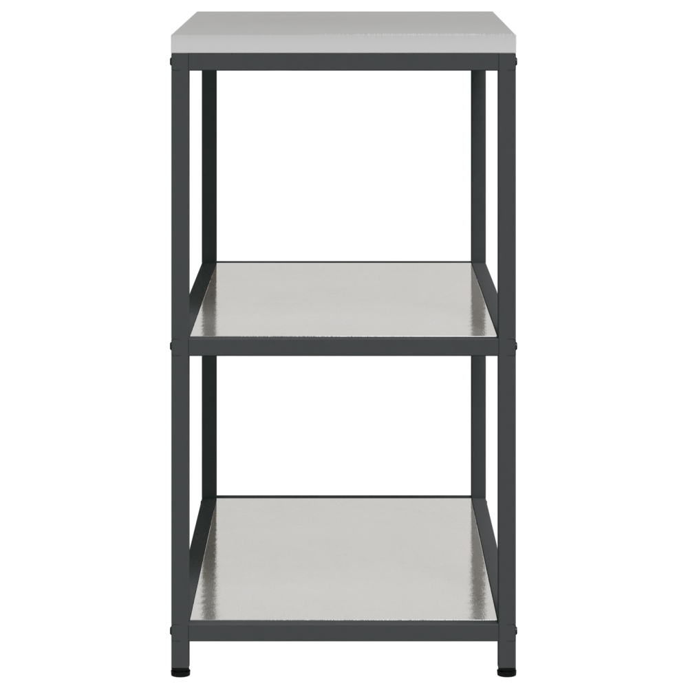 Produktbild för Köksförvaring HATTEM Silver 90 x 50 x 92 cm Stål