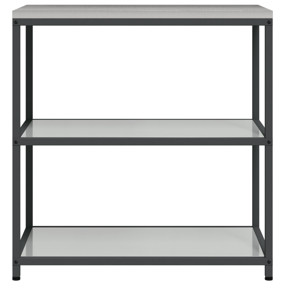 Produktbild för Köksförvaring HATTEM Silver 90 x 50 x 92 cm Stål