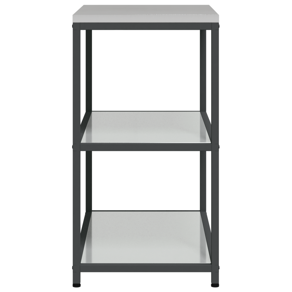 Produktbild för Köksförvaring HATTEM Silver 90 x 50 x 92 cm Stål