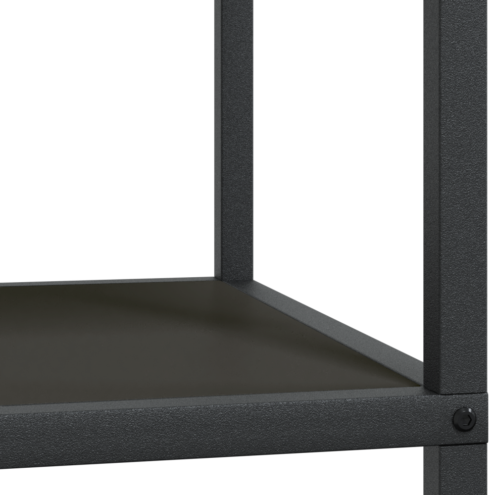 Produktbild för Köksförvaring HATTEM Svart 60 x 50 x 92 cm Stål