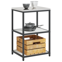 Produktbild för Köksförvaring HATTEM Vit 60 x 50 x 92 cm Stål