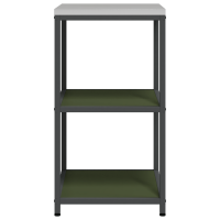 Produktbild för Köksförvaring HATTEM Olivgrön 60 x 50 x 92 cm Stål