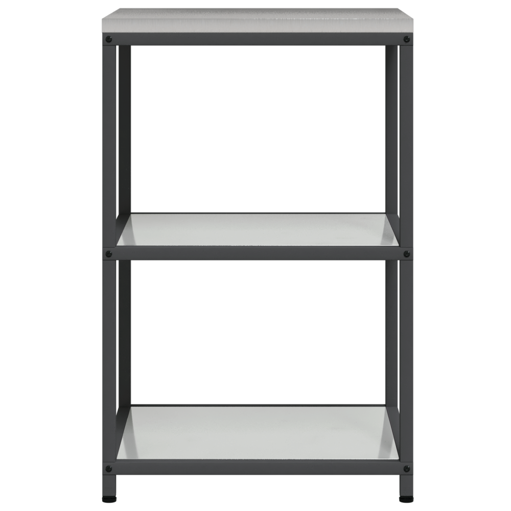 Produktbild för Köksförvaring HATTEM Silver 60 x 50 x 92 cm Stål