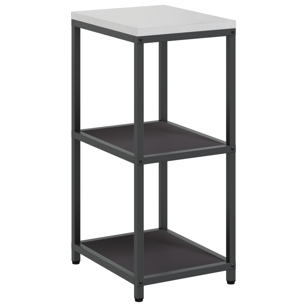 Produktbild för Köksförvaring HATTEM Svart 40 x 50 x 92 cm Stål