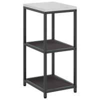 Produktbild för Köksförvaring HATTEM Svart 40 x 50 x 92 cm Stål