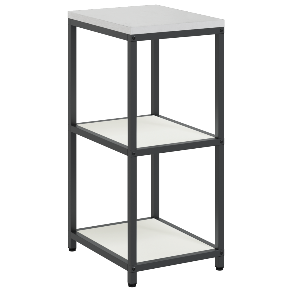 Produktbild för Köksförvaring HATTEM Vit 40 x 50 x 92 cm Stål