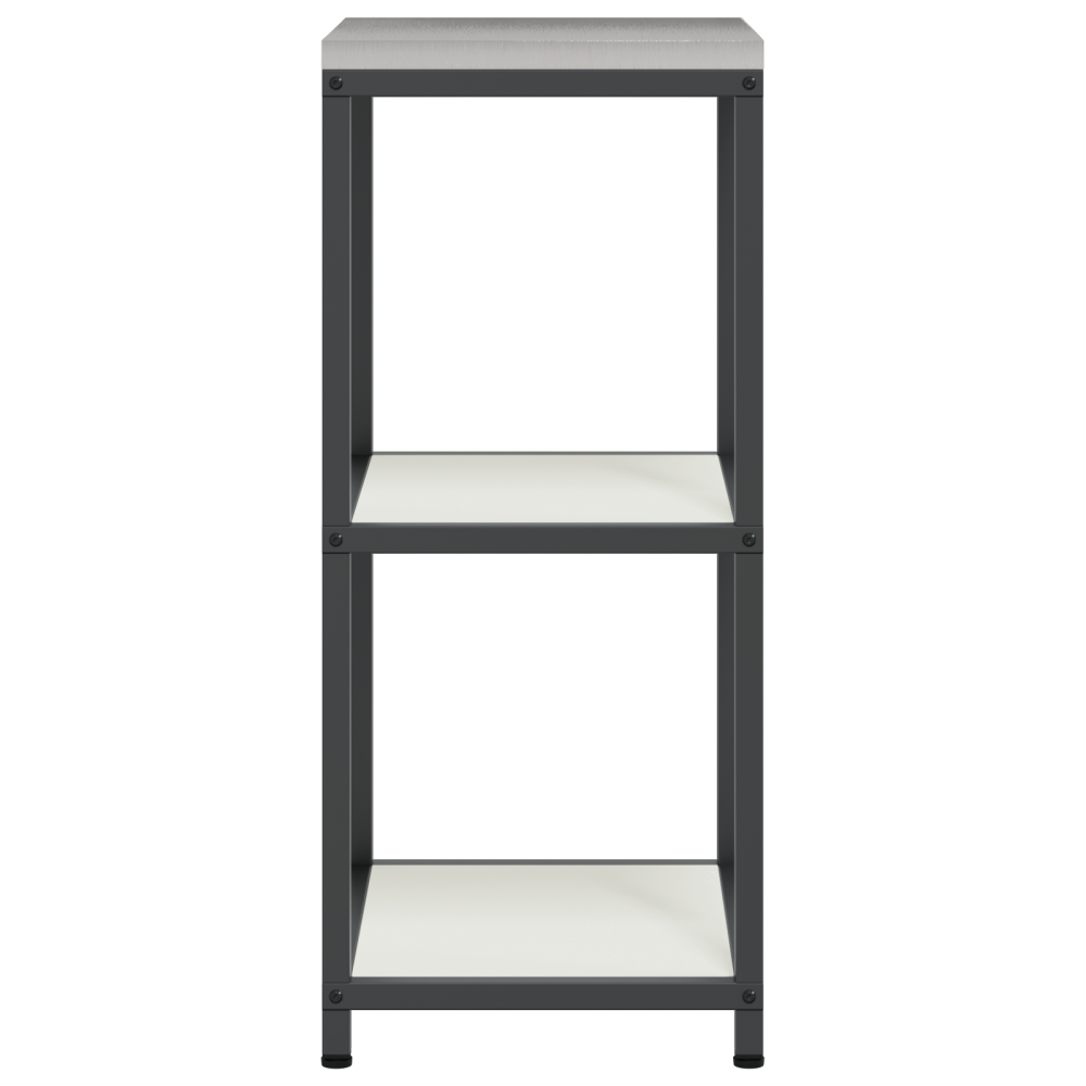 Produktbild för Köksförvaring HATTEM Vit 40 x 50 x 92 cm Stål