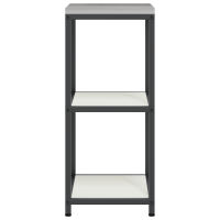 Produktbild för Köksförvaring HATTEM Vit 40 x 50 x 92 cm Stål