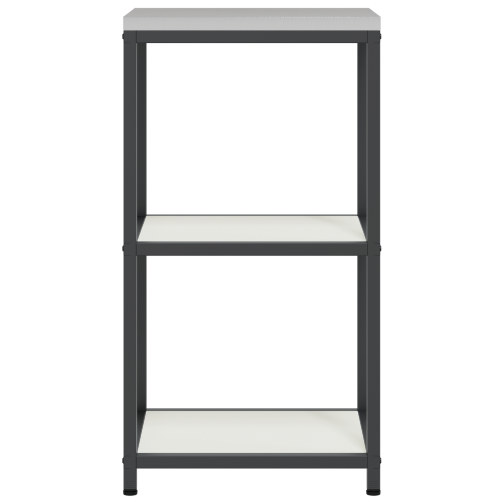 Produktbild för Köksförvaring HATTEM Vit 40 x 50 x 92 cm Stål