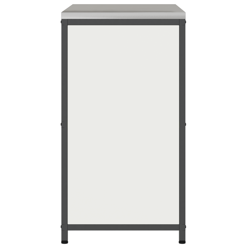 Produktbild för Köksförvaring HATTEM Vit 90 x 50 x 92 cm Stål