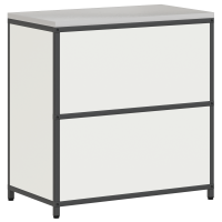 Produktbild för Köksförvaring HATTEM Vit 90 x 50 x 92 cm Stål