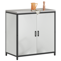 Produktbild för Köksförvaring HATTEM Silver 90 x 50 x 92 cm Stål