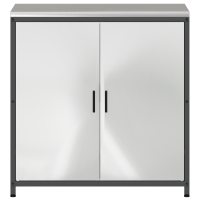 Produktbild för Köksförvaring HATTEM Silver 90 x 50 x 92 cm Stål