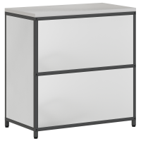Produktbild för Köksförvaring HATTEM Silver 90 x 50 x 92 cm Stål