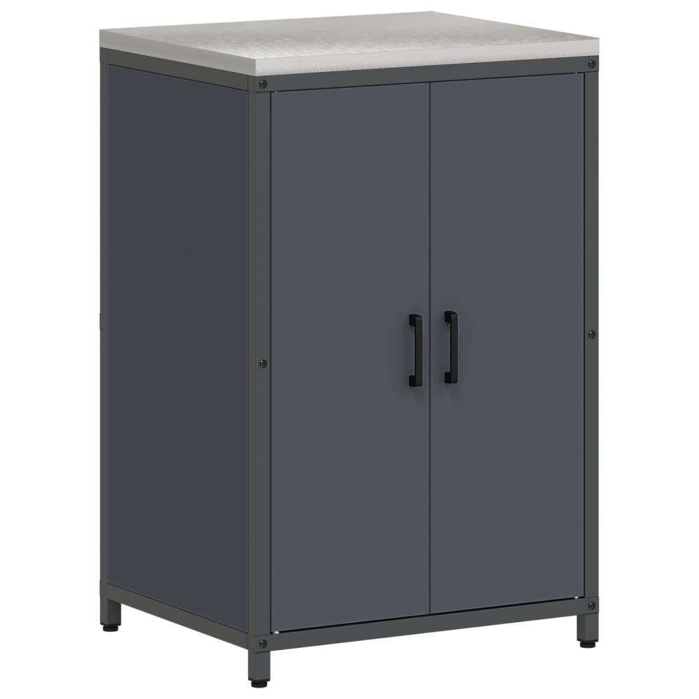 Produktbild för Köksförvaring HATTEM Antracit 60 x 50 x 92 cm Stål
