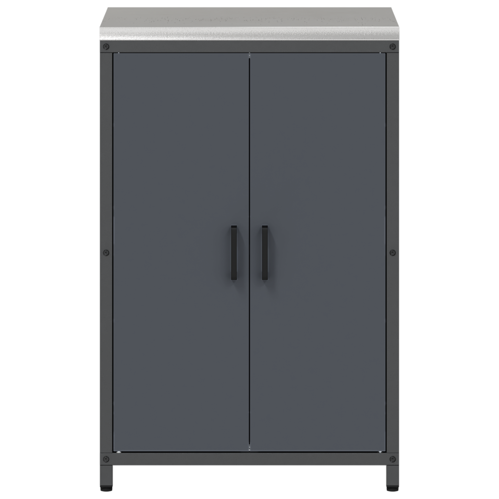 Produktbild för Köksförvaring HATTEM Antracit 60 x 50 x 92 cm Stål