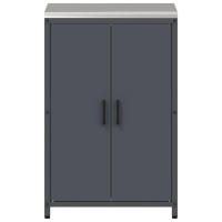 Produktbild för Köksförvaring HATTEM Antracit 60 x 50 x 92 cm Stål
