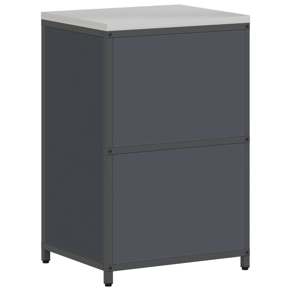 Produktbild för Köksförvaring HATTEM Antracit 60 x 50 x 92 cm Stål