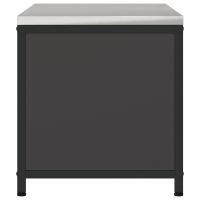 Produktbild för Köksförvaring HATTEM Svart 90 x 50 x 53 cm Stål