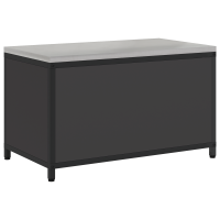Produktbild för Köksförvaring HATTEM Svart 90 x 50 x 53 cm Stål