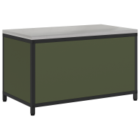 Produktbild för Köksförvaring HATTEM Olivgrön 90 x 50 x 53 cm Stål