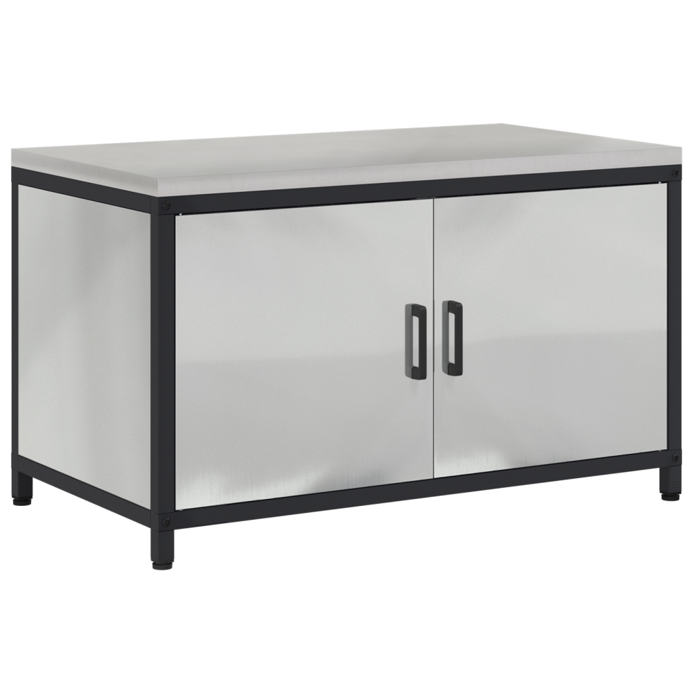 Produktbild för Köksförvaring HATTEM Silver 90 x 50 x 53 cm Stål