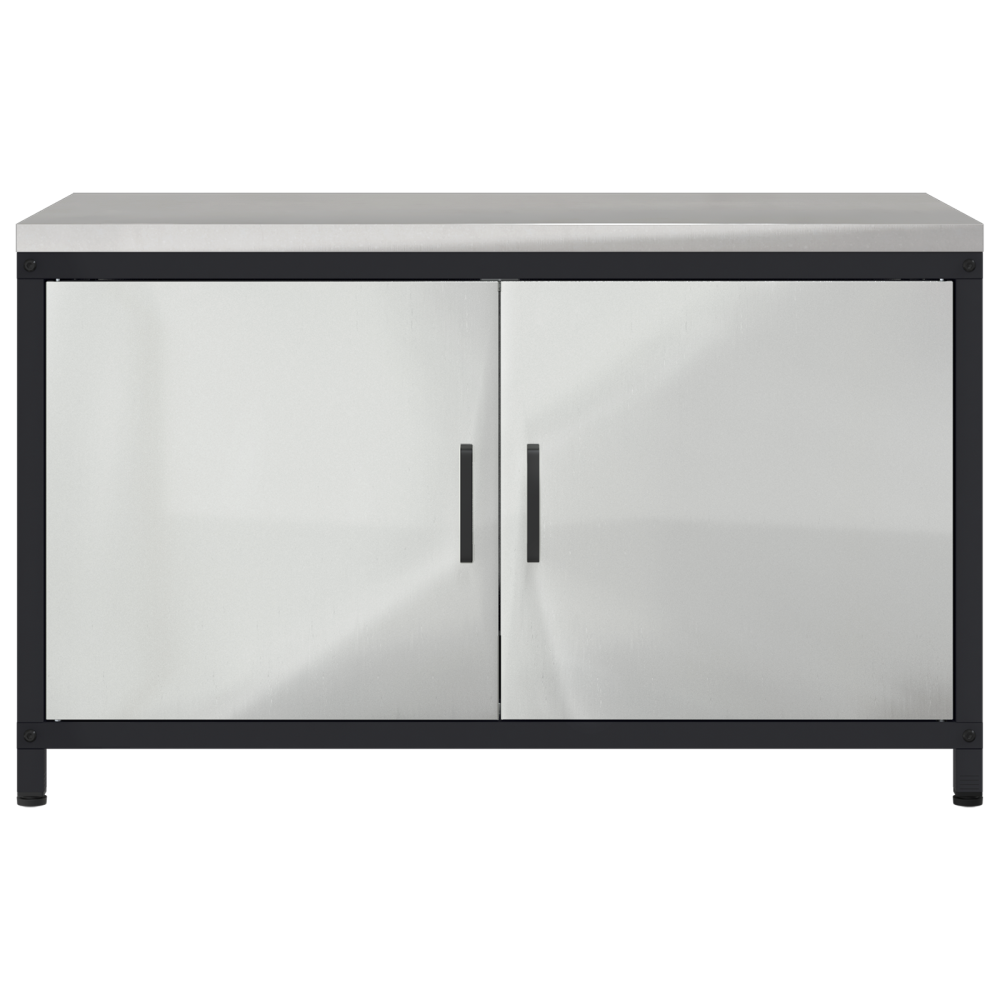 Produktbild för Köksförvaring HATTEM Silver 90 x 50 x 53 cm Stål