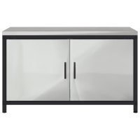 Produktbild för Köksförvaring HATTEM Silver 90 x 50 x 53 cm Stål