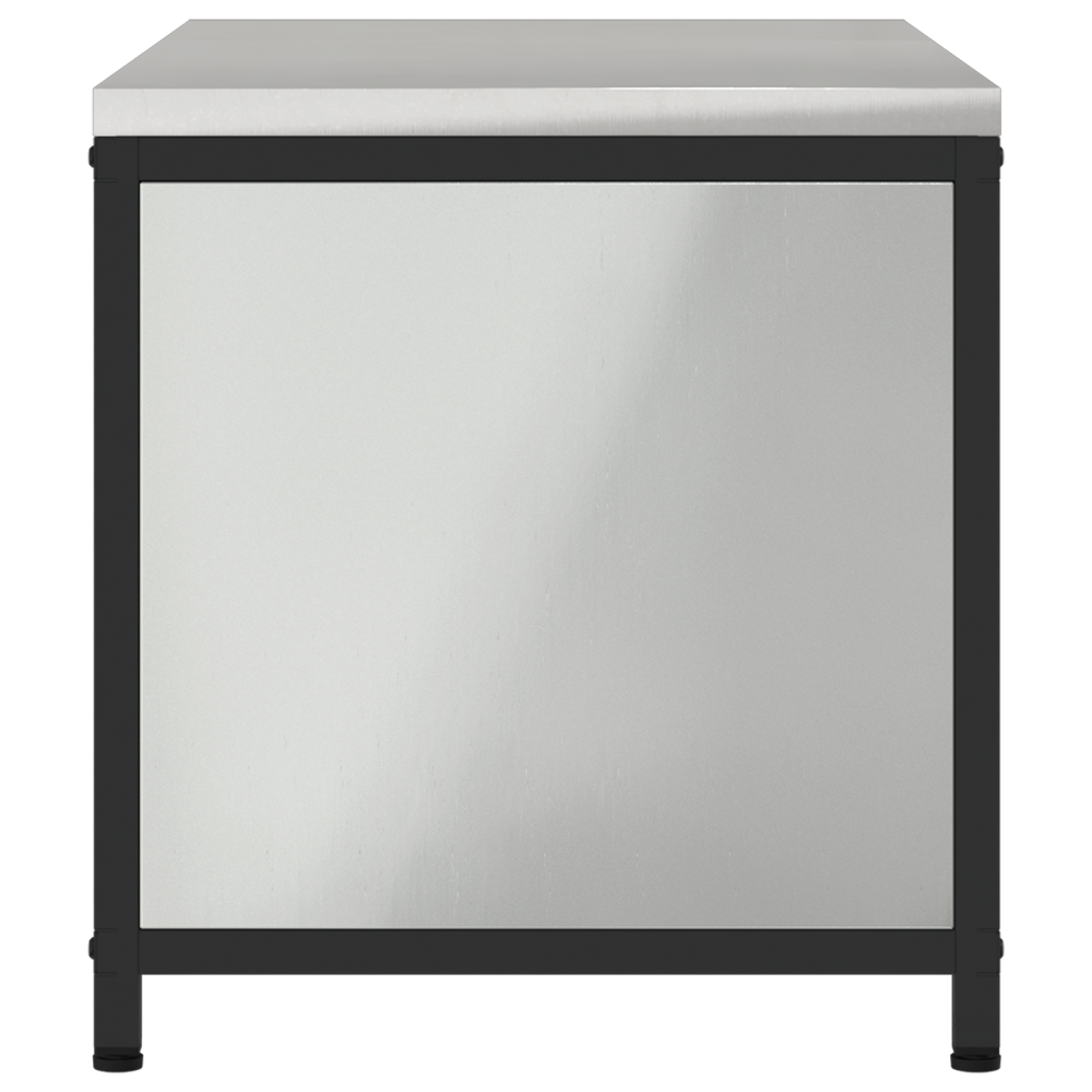Produktbild för Köksförvaring HATTEM Silver 90 x 50 x 53 cm Stål