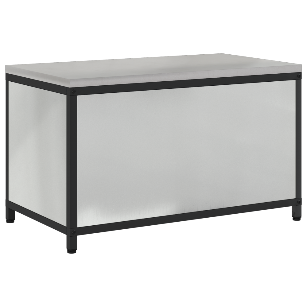 Produktbild för Köksförvaring HATTEM Silver 90 x 50 x 53 cm Stål