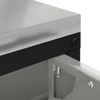 Produktbild för Köksförvaring HATTEM Silver 90 x 50 x 53 cm Stål