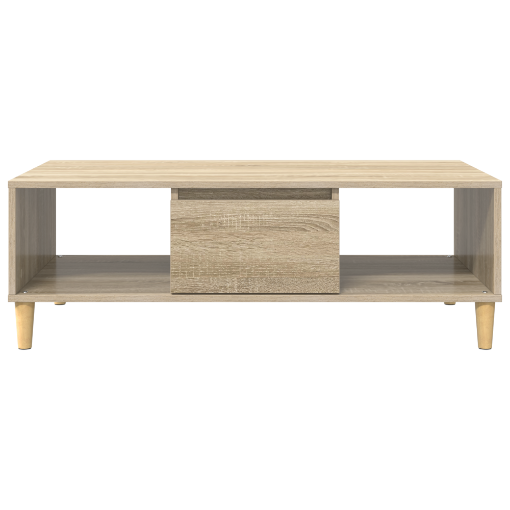 Produktbild för Kaffeebord Sonoma-ek 102 x 55 x 35 cm Konstruerat trä