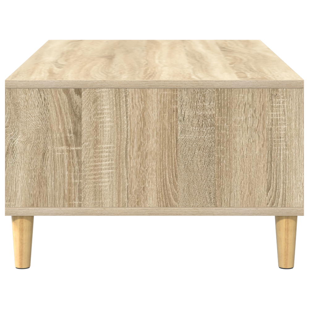 Produktbild för Kaffeebord Sonoma-ek 102 x 55 x 35 cm Konstruerat trä