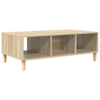 Produktbild för Kaffeebord Sonoma-ek 102 x 55 x 35 cm Konstruerat trä