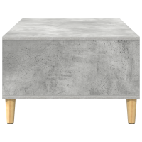 Produktbild för Kaffeebord Betonggrå 102 x 55 x 35 cm Konstruerat trä